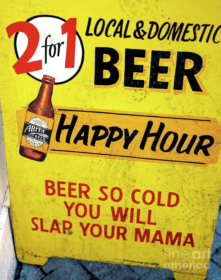 New Orleans Beer So Cold You Will Slap Your Mama Photograph by John Rizzuto