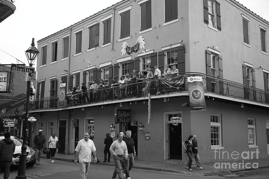 New Orleans Black White 2 Photograph by Chuck Kuhn