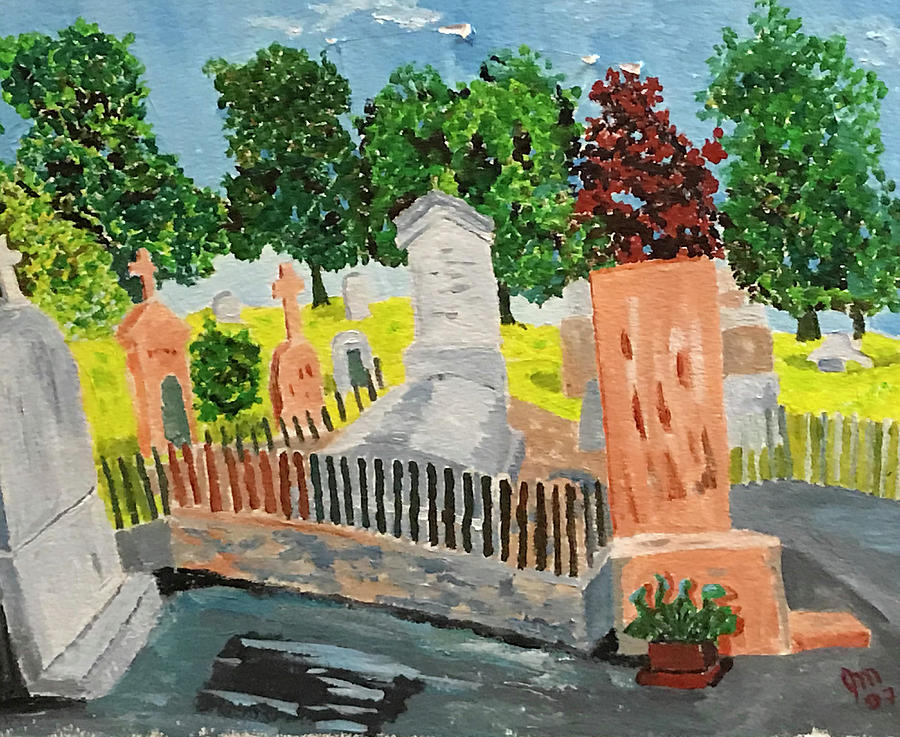 New Orleans Cemetary Painting by John Macarthur