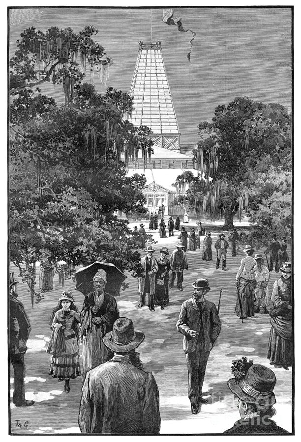 NEW ORLEANS FAIR, 1885 by Thulstrup and Graham NEW ORLEANS FAIR, 1885 by Thulstrup and Graham