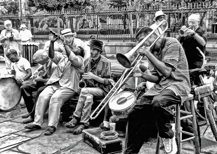 New Orleans Jam Session Photograph by Allen Beatty
