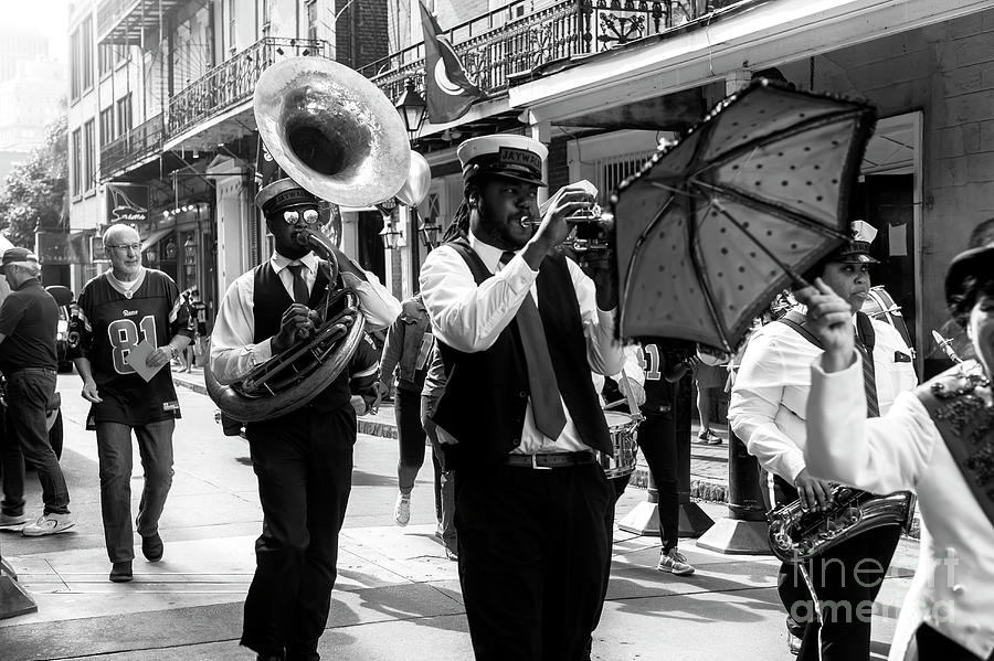 Jazz Photograph - New Orleans Jaywalkers by John Rizzuto