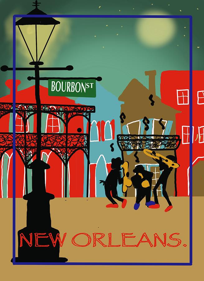 New Orleans Digital Art By Jennifer Reida Fine Art America 