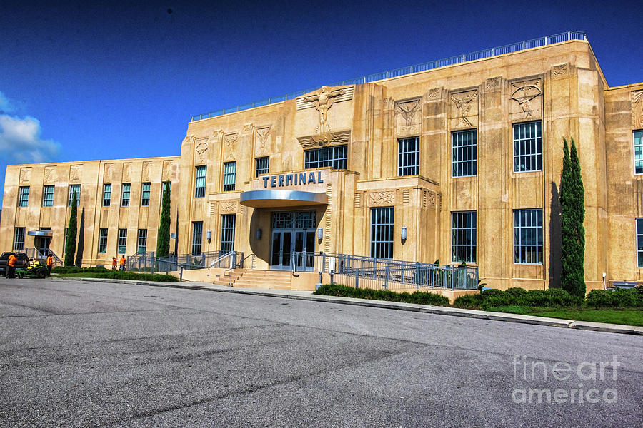 New Orleans Lakefront Airport Terminal Photograph By Steven Blary