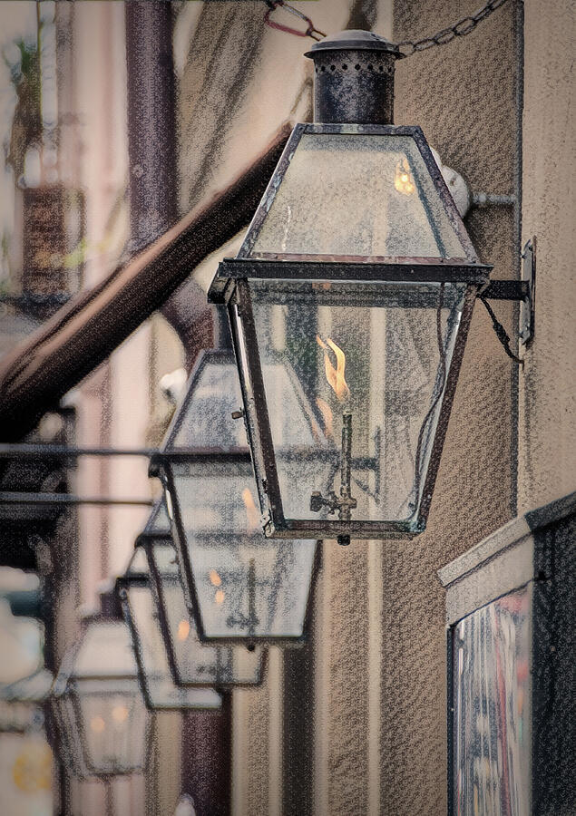 New Orleans Lanterns French Quarter Photograph by Debra Martz