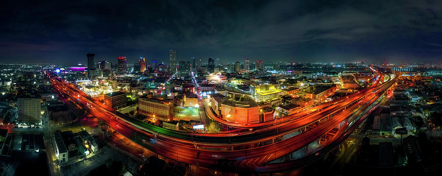 New Orleans Panorama Sunrise Photograph by Norma Brandsberg - Pixels