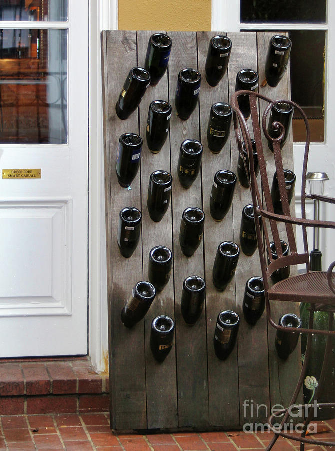 New Orleans Wine Bottle Display  Photograph by Chuck Kuhn