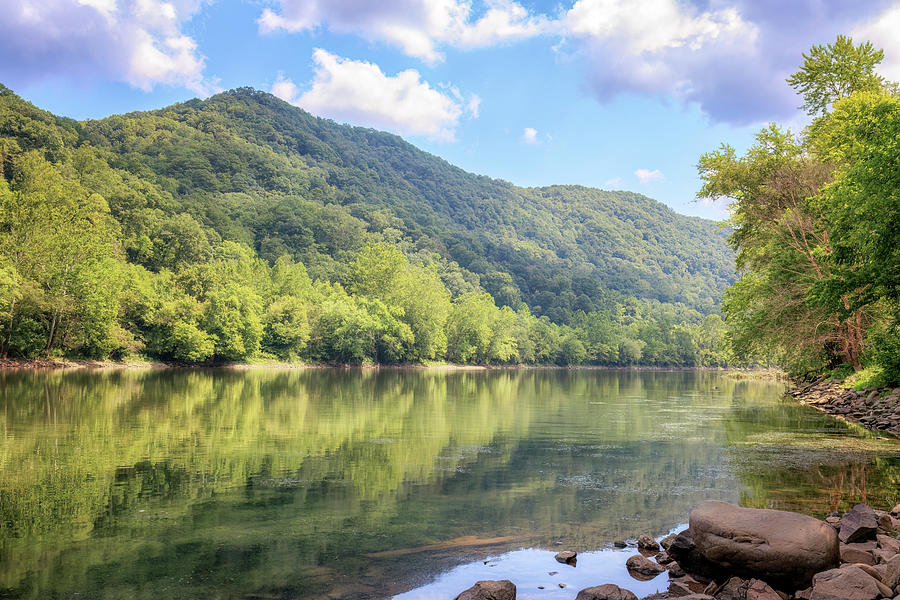 New River Beauty - New River Gorge Photograph by Susan Rissi Tregoning