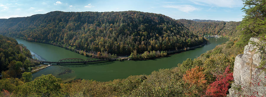 New River From Hawks Nest Overlook Photograph