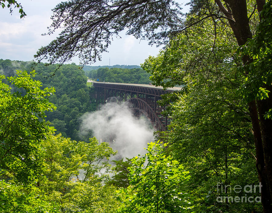 New River Gorge Bridge in West Virginia Photograph by L Bosco