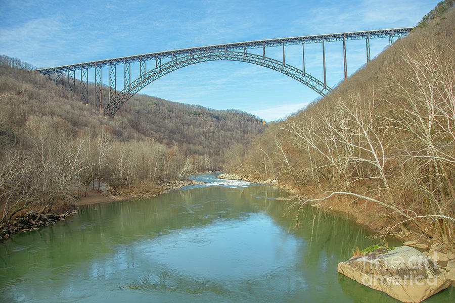 New River Gorge Bridge Winter Photograph by Randy Steele - Pixels