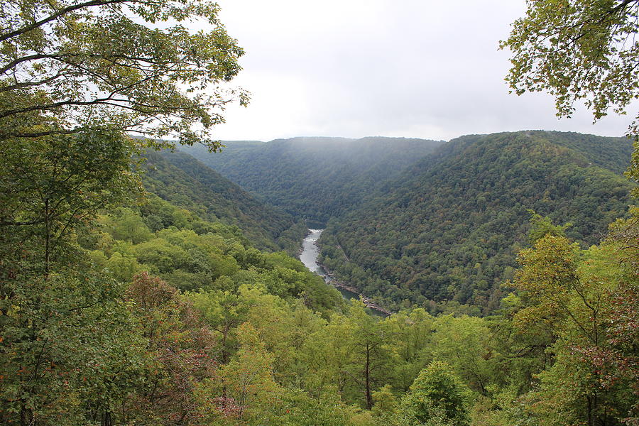 New River Gorge Digital Art by Jessica Hale - Fine Art America