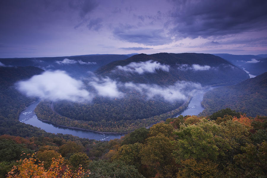 New River Gorge National River Photograph by Walter Bibikow