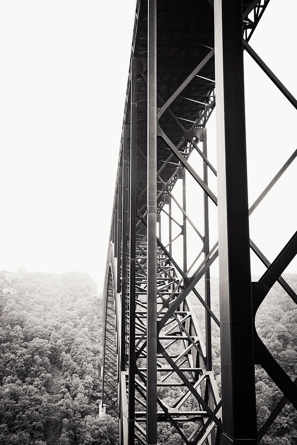 New River Gorge Park Bridge Vertical Photograph by Dan Sproul
