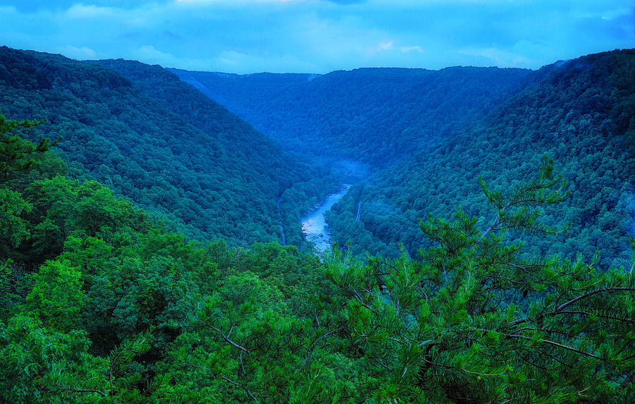 New River Gorge Summer Landscape Photograph by Dan Sproul