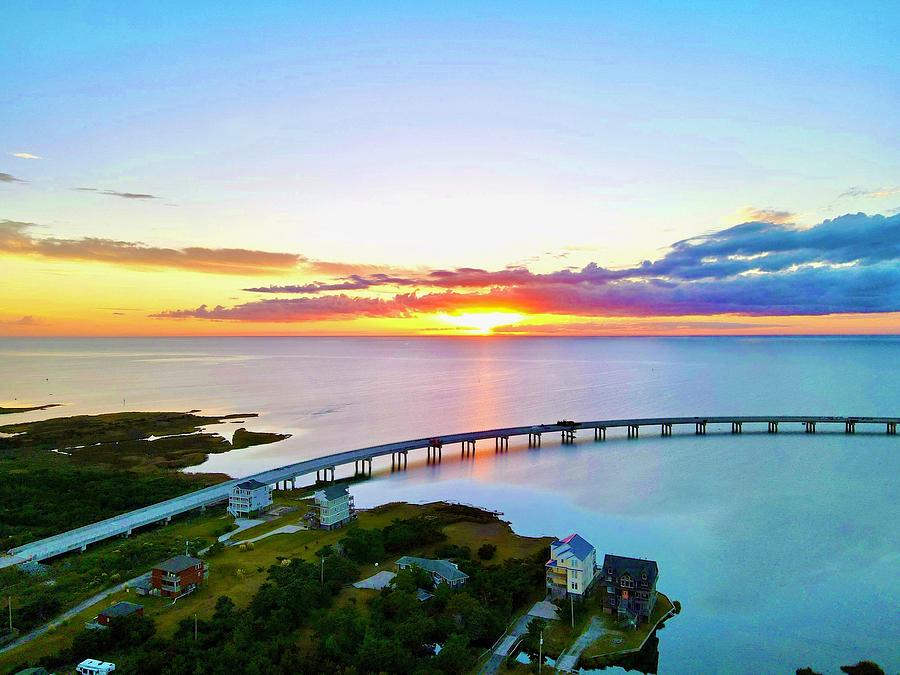 New Rodanthe Bridge, OBX, NC Photograph by Kerry Hooper Jr - Fine Art ...