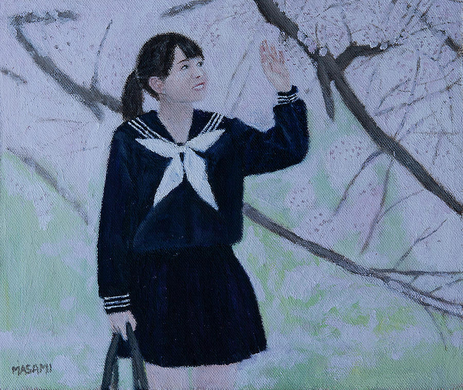 New School Year Painting by Masami IIDA
