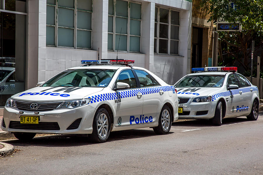 New South Wales, Police Car, Australia Photograph by Onfokus