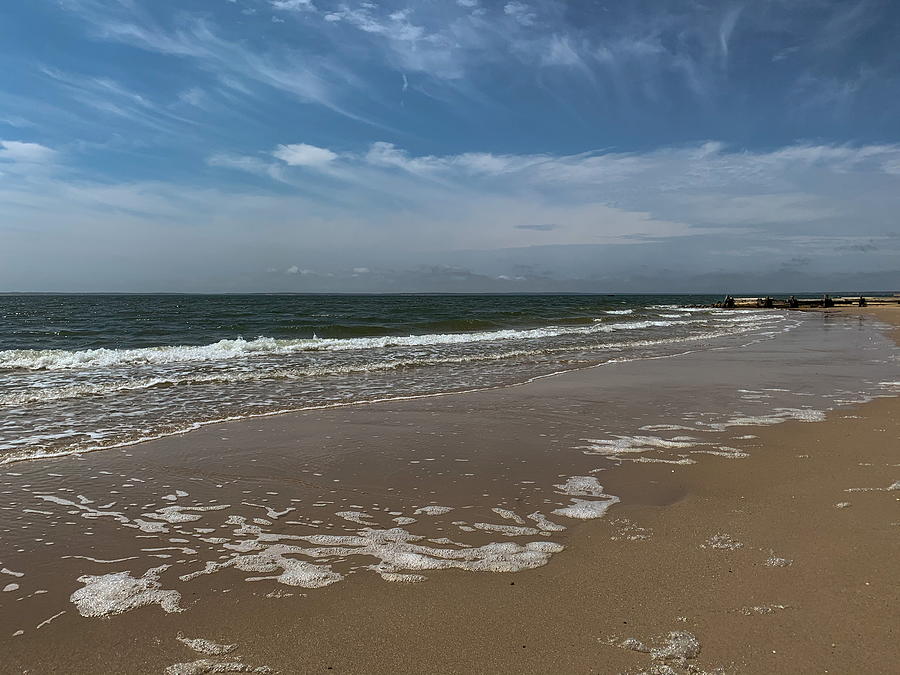 New Suffolk Beach Photograph by Mary Allen - Fine Art America