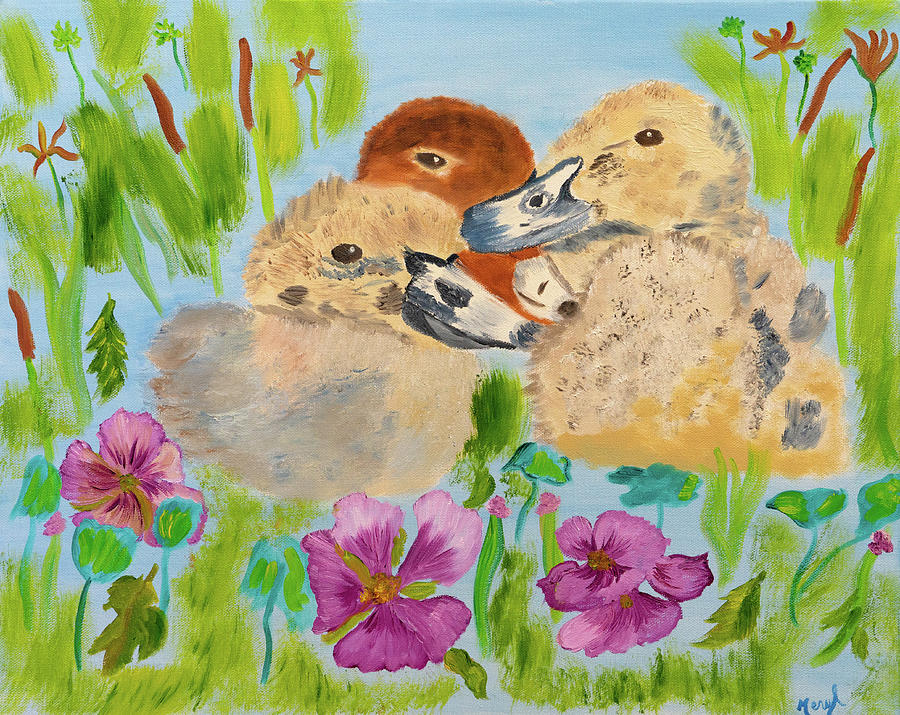 Threes a Charm Painting by Meryl Goudey
