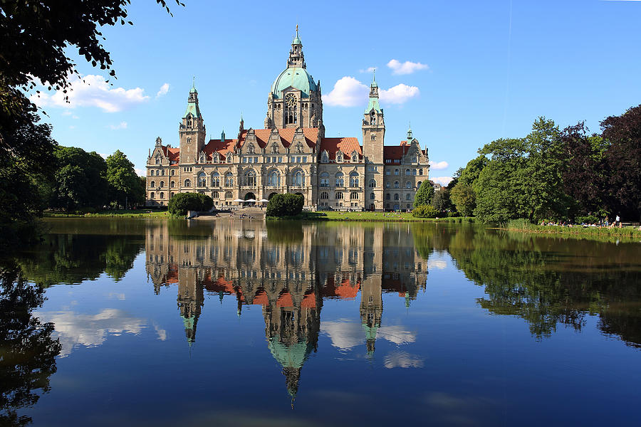 New Town Hall (Neues Rathaus), Hannover/ Niedersachsen/ Germany Photograph by Fhm