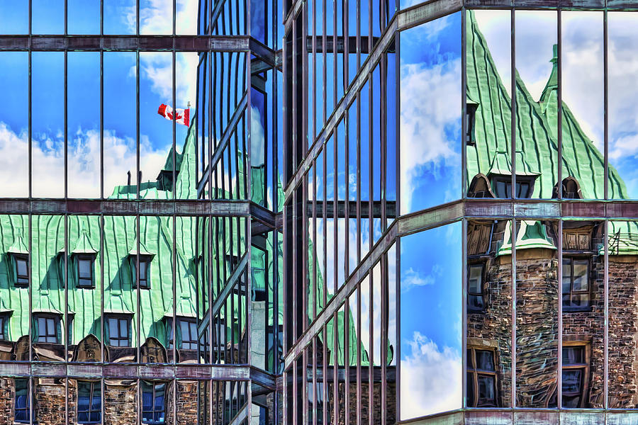 New vs. Old Downtown Ottawa, Canada Photograph by Tatiana Travelways