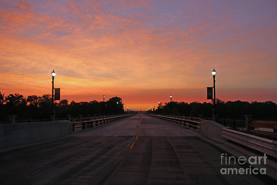 New Waterville Bridge Sunrise 9.06.2020  2693 Photograph by Jack Schultz
