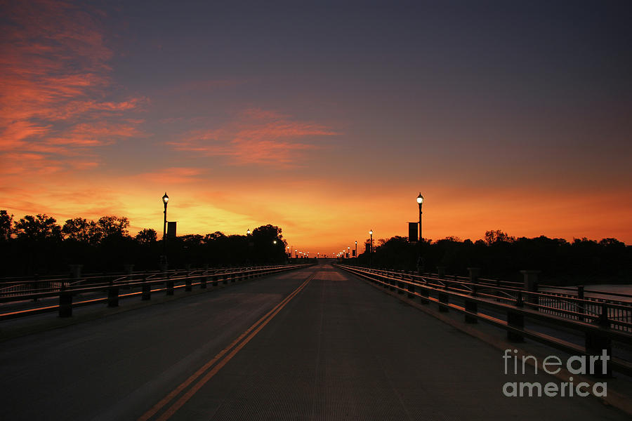 New Waterville Bridge Sunrise 9.12.2020  4483 Photograph