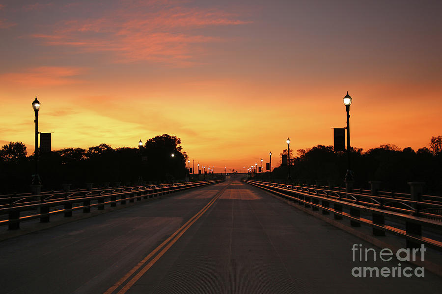 New Waterville Bridge Sunrise 9.12.2020  4484 Photograph by Jack Schultz