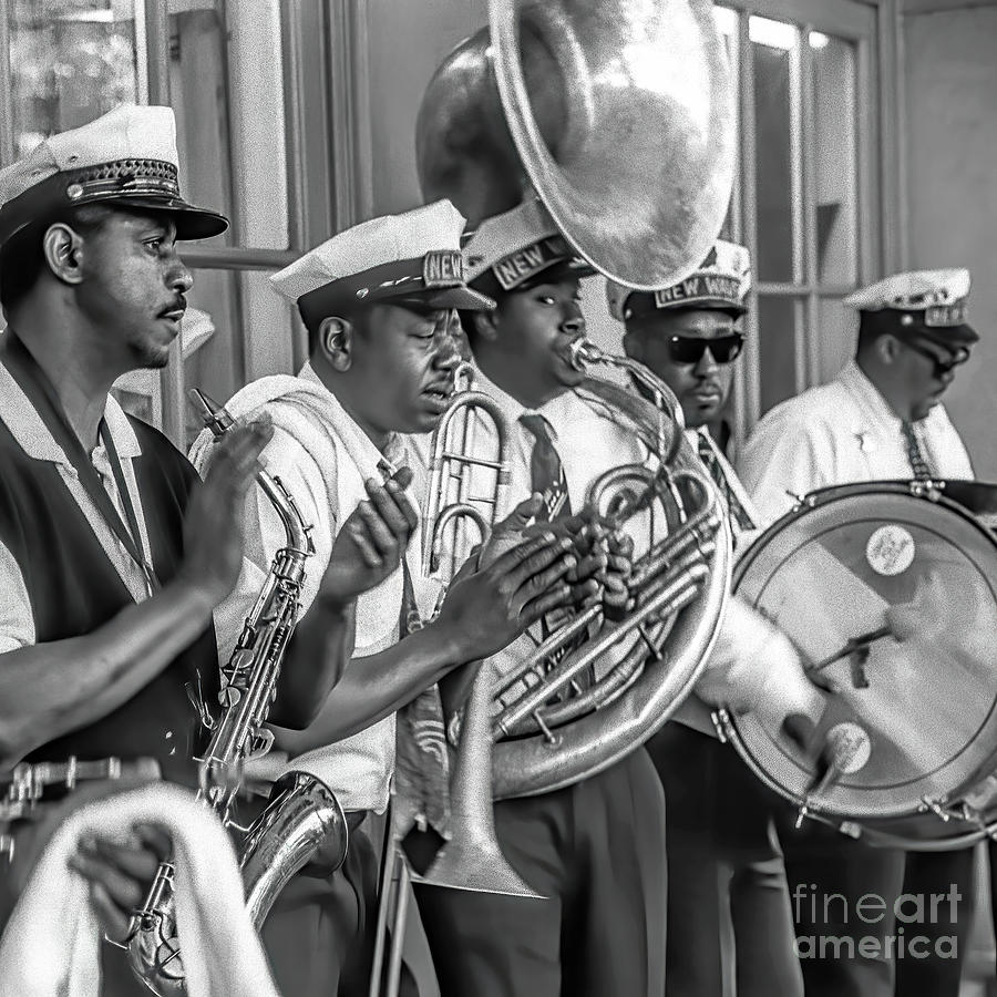New Wave Band, Brass Band Of New Orleans Photograph by Don Schimmel
