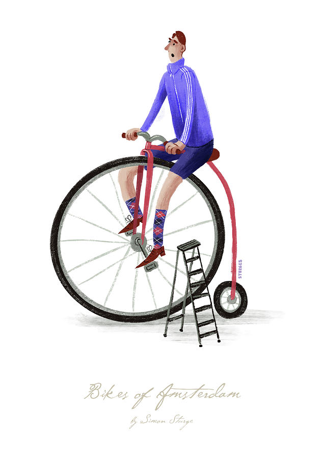 Bicycle Digital Art - New Wheels by Simon Sturge