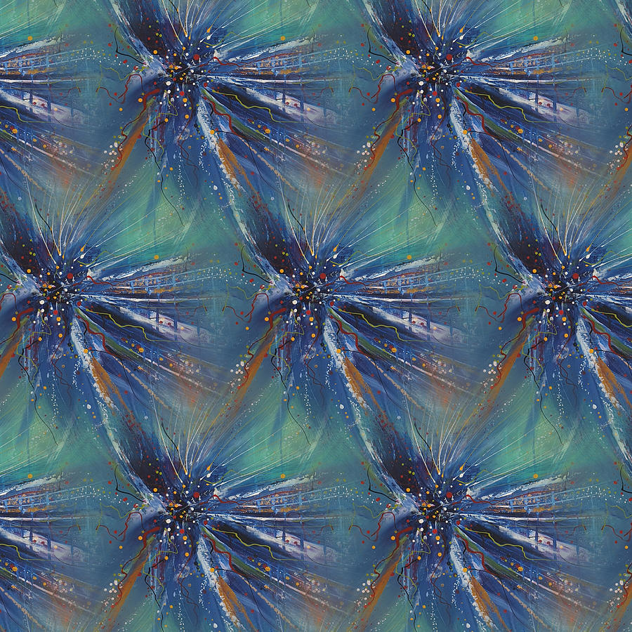 New Year - Blur Kaleidoscope Digital Art by Themayart