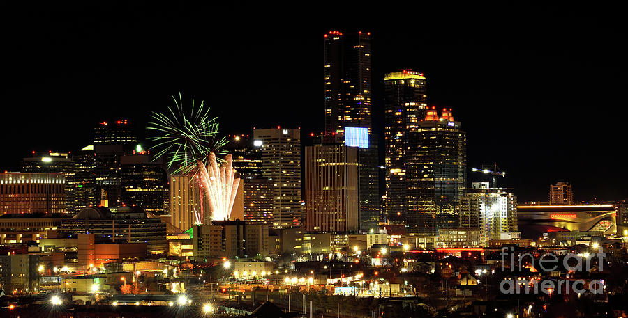 New Years 2024 Edmonton Fireworks Photograph By Terry Elniski Fine   New Years 2024 Edmonton Fireworks Terry Elniski 