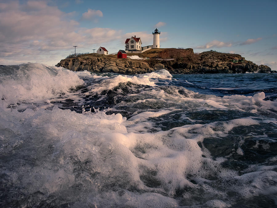 New Year's Bubbles At Nubble by Thomas Gaitley New Year's Bubbles At Nubble by Thomas Gaitley