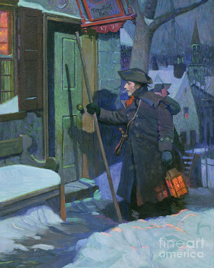 New Years Eve or The Night Watch Painting by Stanley Massey Arthurs