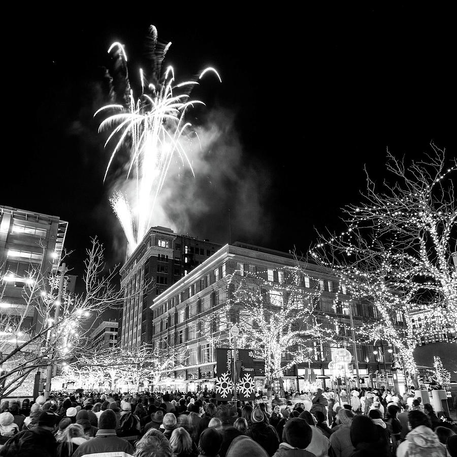 New Years Fireworks Photograph by Rockin' Media Fine Art America