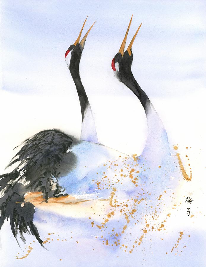 Wildlife Painting - New Years Hope by Hiroko Stumpf