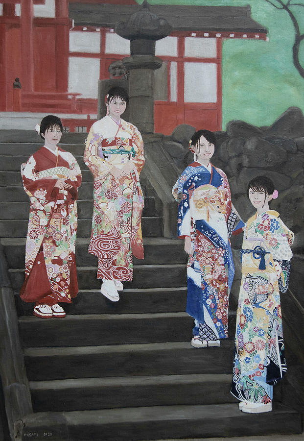 New Years Resolution Painting by Masami IIDA
