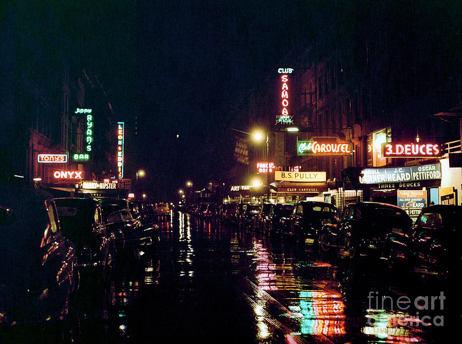 NEW YORK 52nd STREET, c1948 Photograph by William Gottlieb