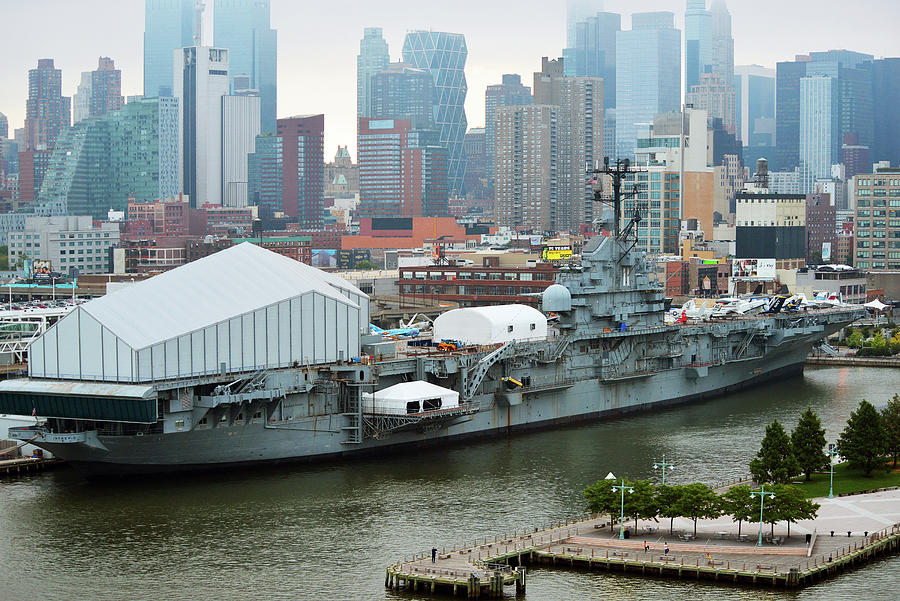 New York Aircraft Carrier Museum Photograph by Yue Wang