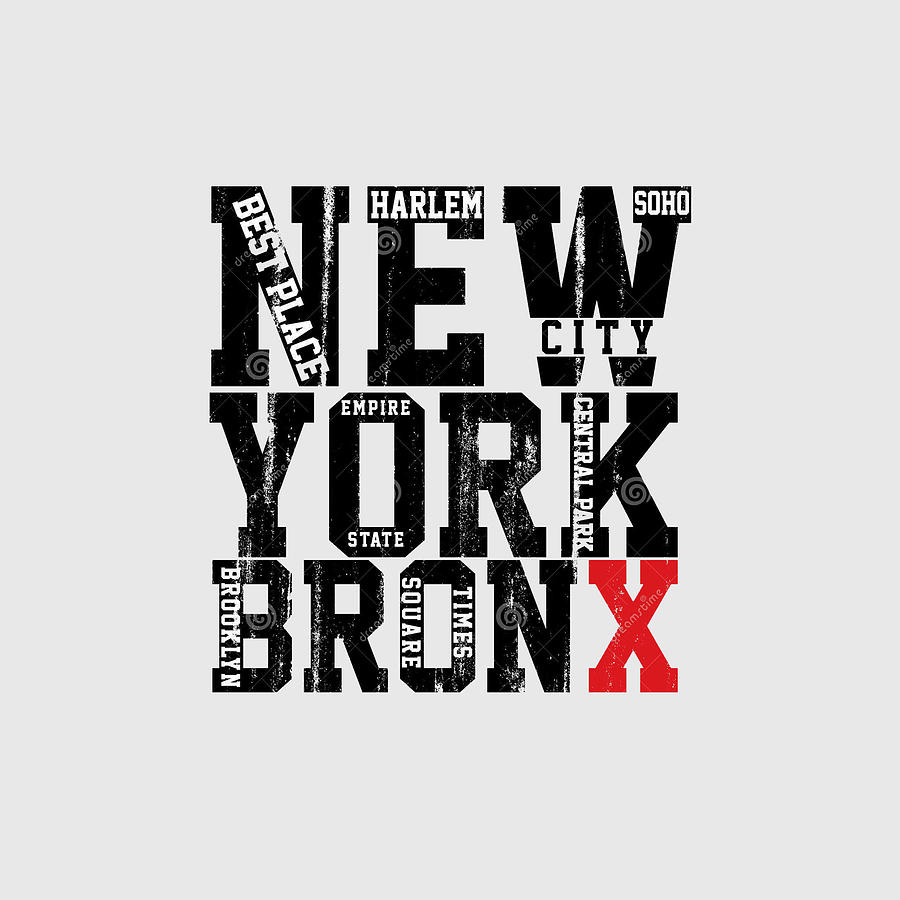 New York bronx design logo Digital Art by Juangs Shop - Fine Art America