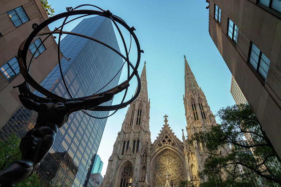 New York Cathedral Photograph by Jonathan Nguyen