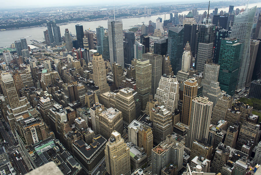 New York City aerial views Photograph by Tom Craig