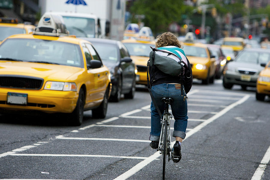 New York City Bike Courier Photograph by GibsonPictures