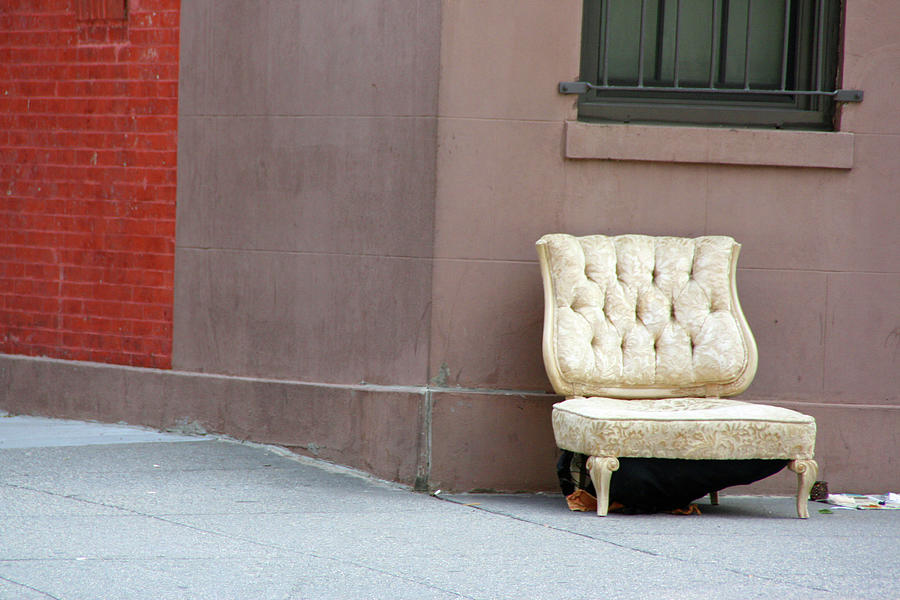 New York City Chair Mixed Media by Julia Malakoff