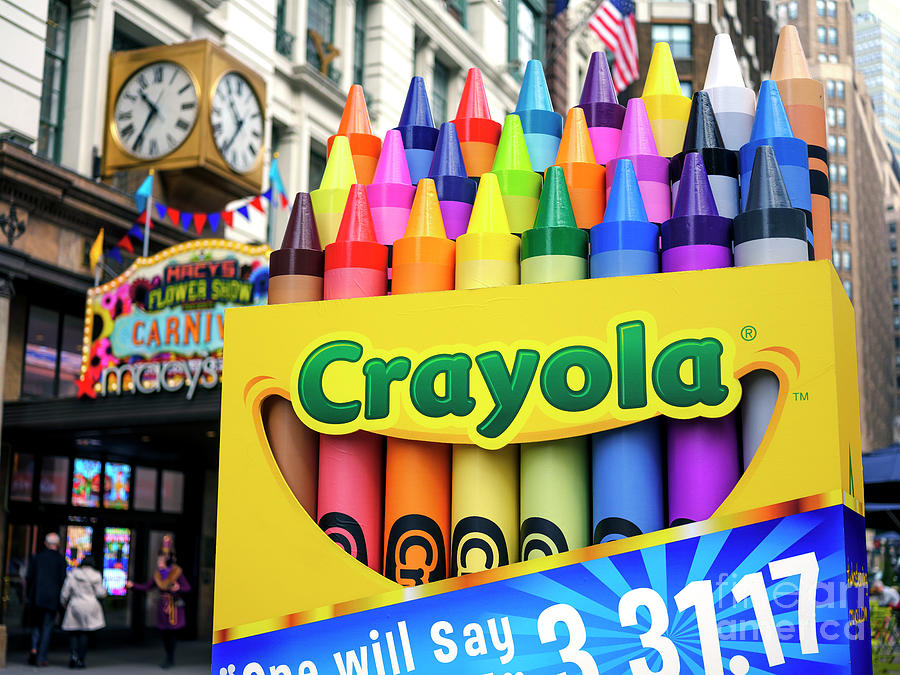 New York City Crayon Colors Photograph by John Rizzuto