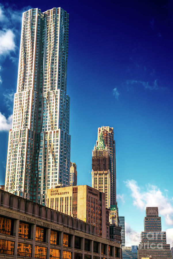 New York City Double Skyscraper Photograph by John Rizzuto