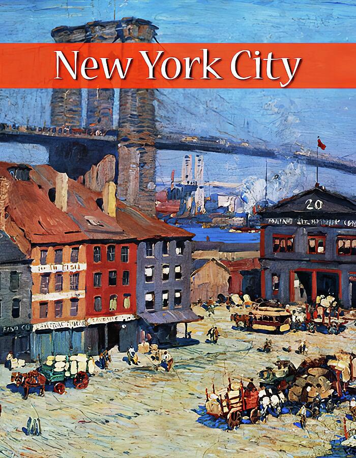 Edward Hopper Painting - New York City by Edward Hopper