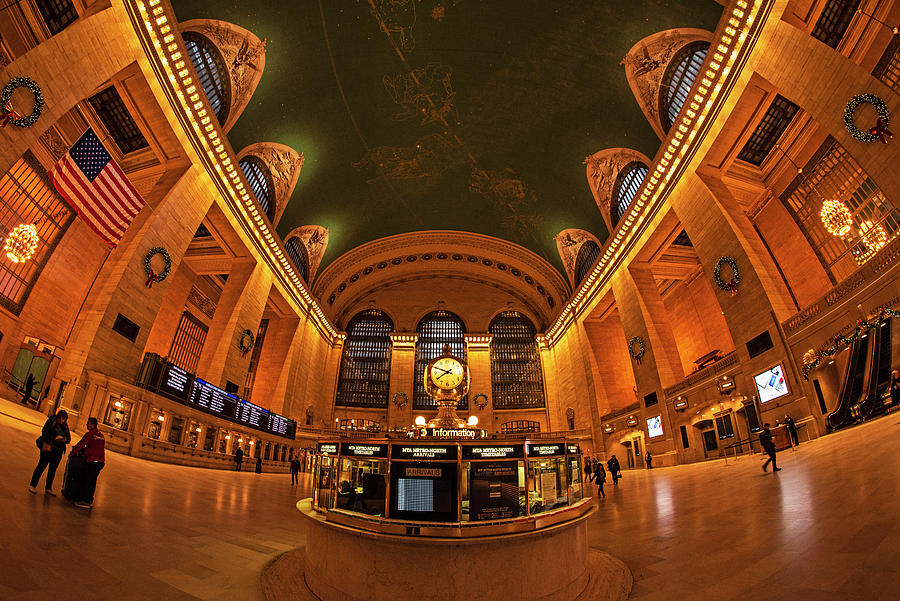New York City Grand Central Station at Christmas Photograph by Toby McGuire