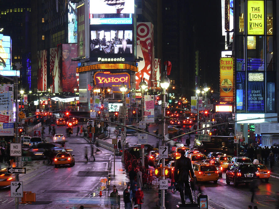 New York City Nights 5 Photograph by Mike McGlothlen